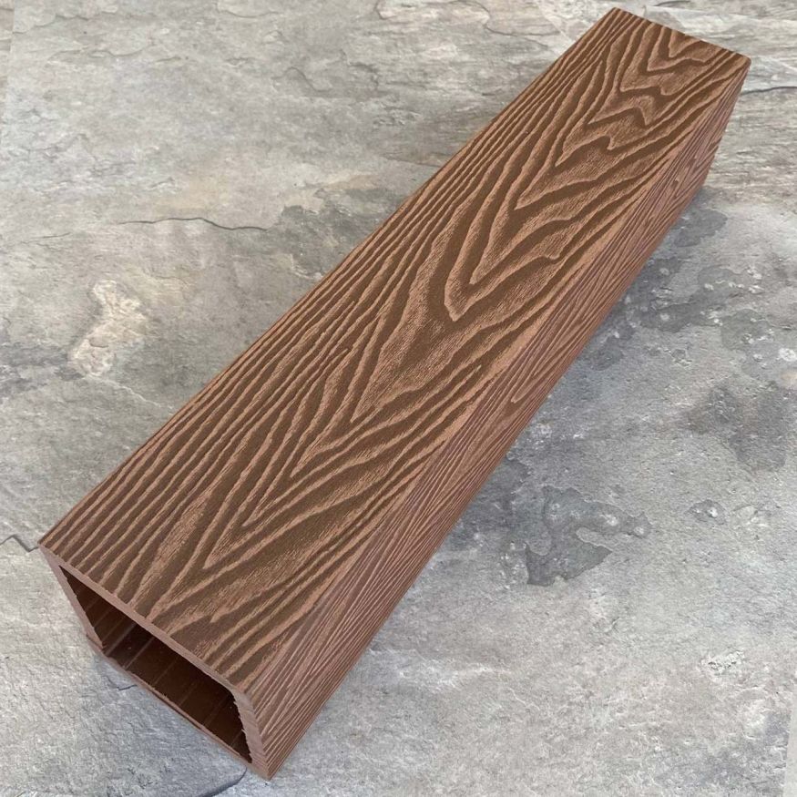 Столб для ограждения из ДПК EasyDecking, Wood-X, Коричневый купить в Уфе