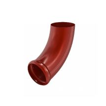 Отвод трубы декорированный Aquasystem RR 29 Бургундский 150/100