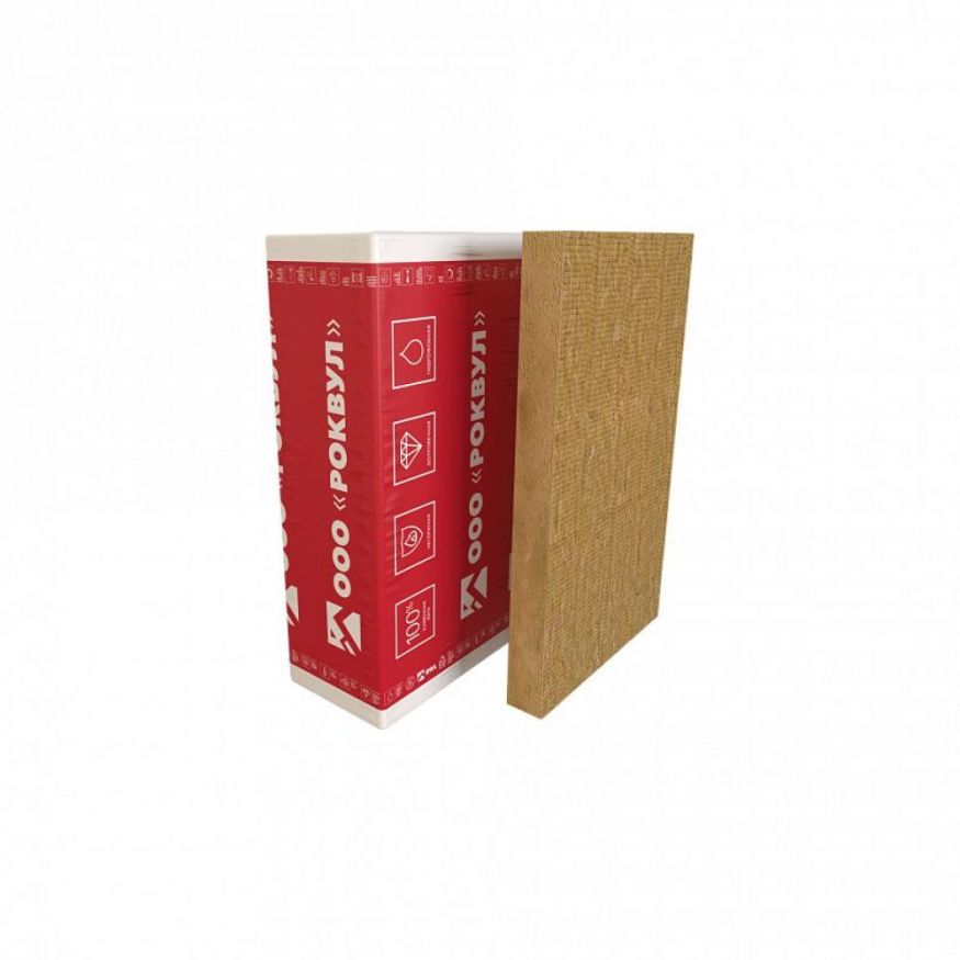 Утеплитель Rockwool РУФ БАТТС Н Оптима 100х600х1000/3шт/1.8м2/0.18м3 (32упак/палл) Rockwool купить в Уфе