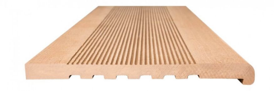 Ступени из ДПК NanoWood - Карамельные полнотелые купить в Уфе