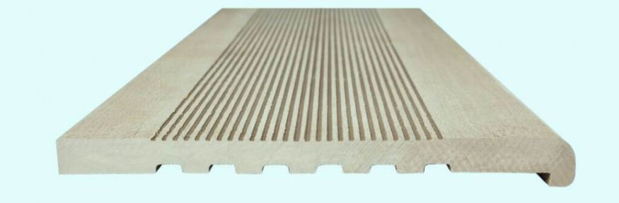 Ступени из полнотелого ДПК NanoWood - Кремовый цвет. купить в Уфе