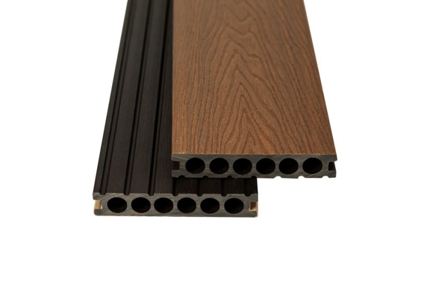 Террасная доска Ecodecking Скай коэкструзия Тик купить в Уфе