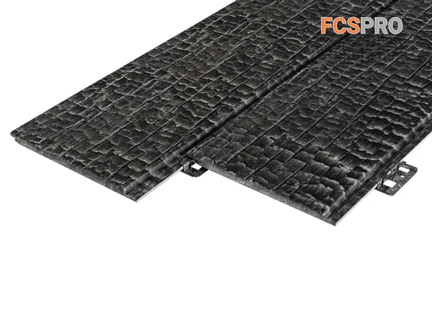 Фиброцементная панель FCSPRO Decor Wood Click Угольное купить в Уфе