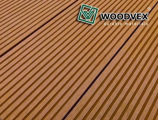 Террасная доска WOODVEX Select из ДПК в цвете Терракота купить в Уфе