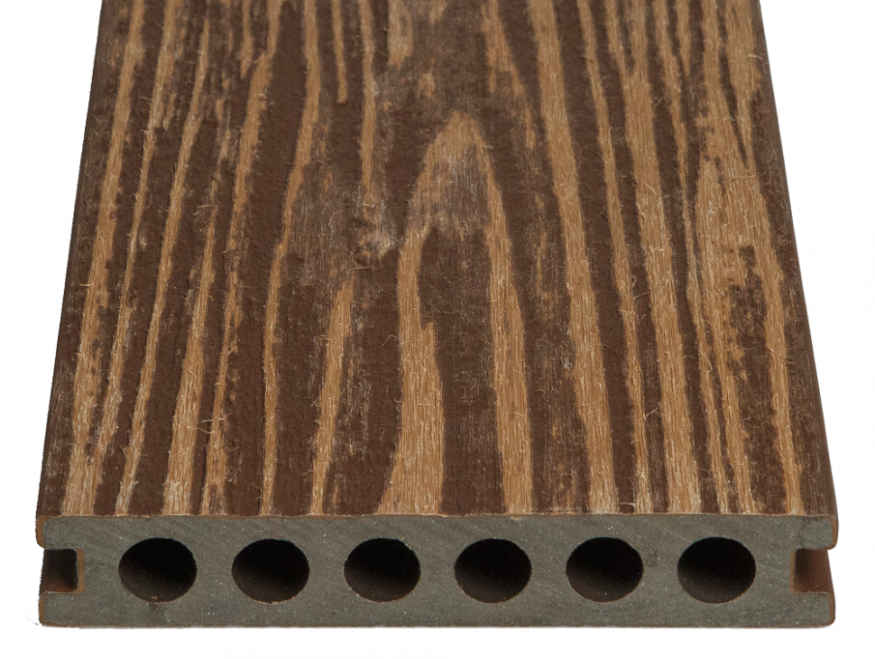 Террасная доска из ДПК CM Decking Zebrano, Коричневый (под заказ) купить в Уфе