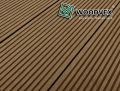 Террасная доска WOODVEX Select из ДПК темно-коричневого цвета купить в Уфе