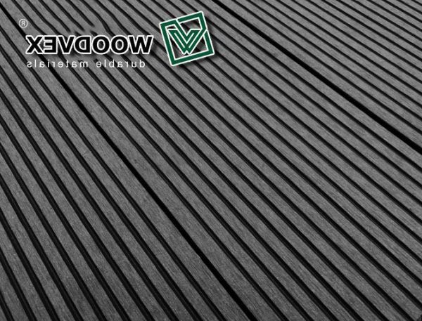 Террасная доска WOODVEX Select из ДПК в цвете Графит купить в Уфе