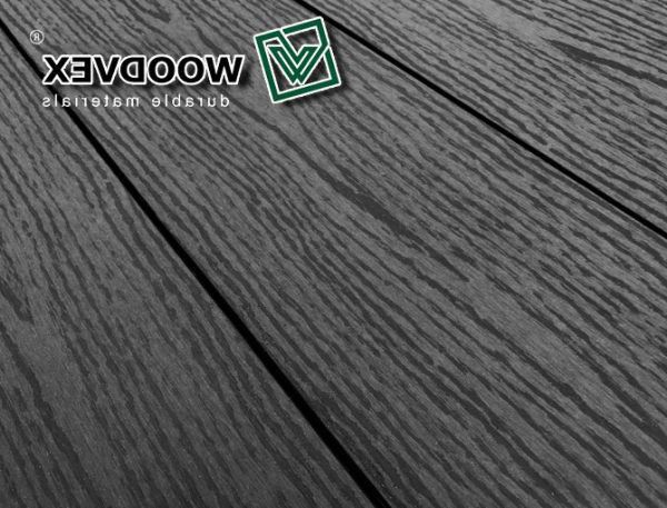 Террасная доска WOODVEX Select из ДПК в цвете Графит купить в Уфе
